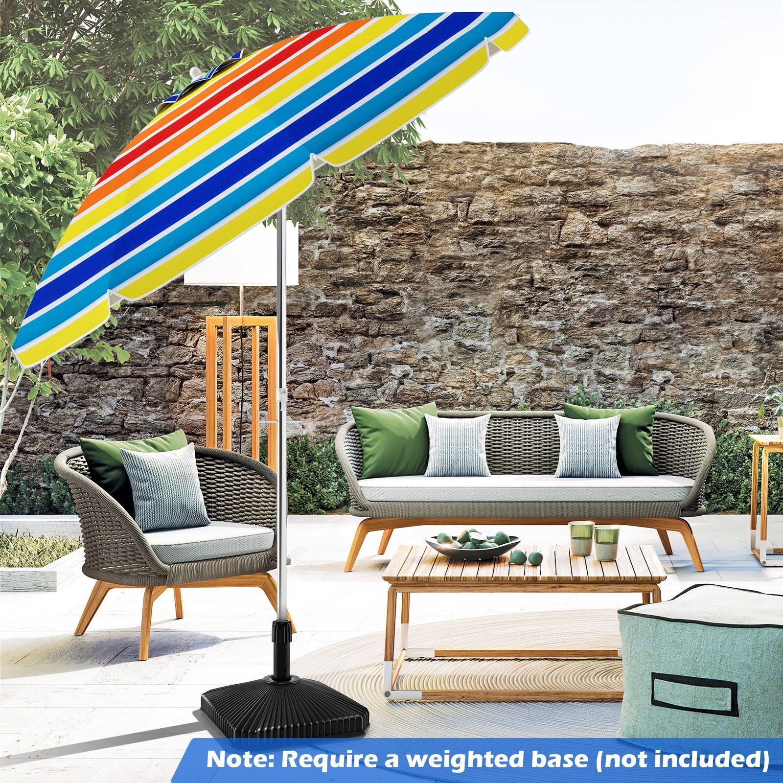 6.5 Feet Beach Umbrella with
