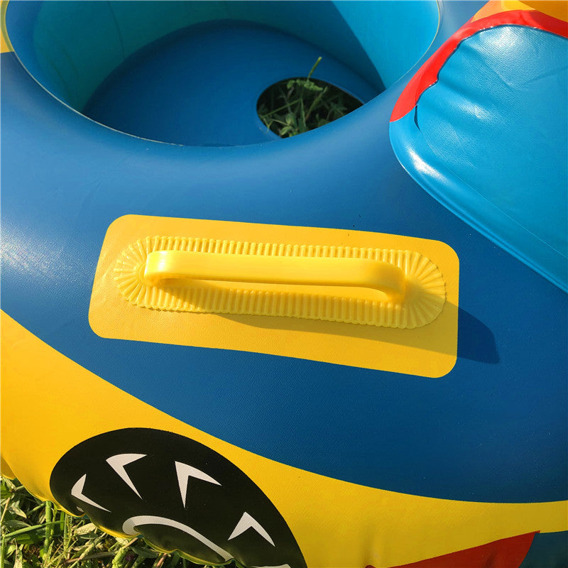 Infant and toddler swimming ring car swimming ring with steering wheel seat ring baby seat ring inflatable swimming ring