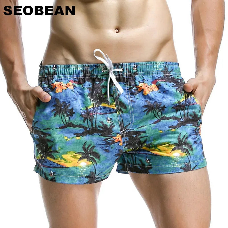 SEOBEAN Men's Swim Shorts