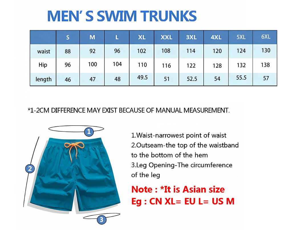 Men's swimming trunks 3D camouflage print beach shorts quick-drying outdoor leisure sports shorts swimwear fashion men's shorts