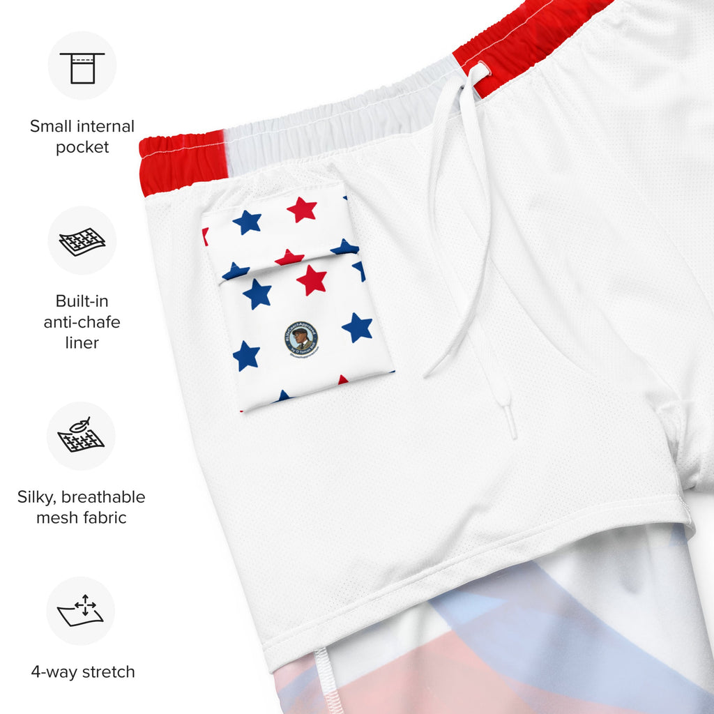 Life Coach Approved | America 250 Recycled Men's Swim Trunks