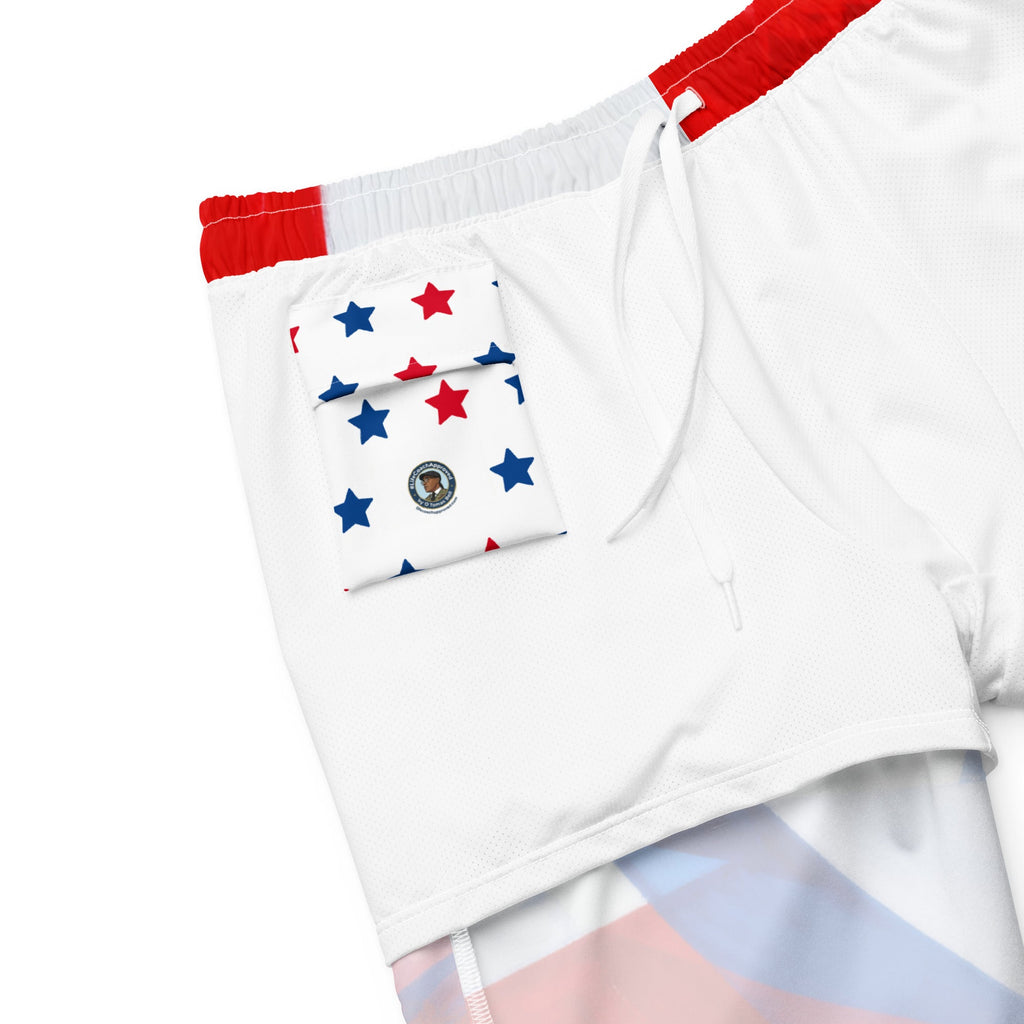 Life Coach Approved | America 250 Recycled Men's Swim Trunks